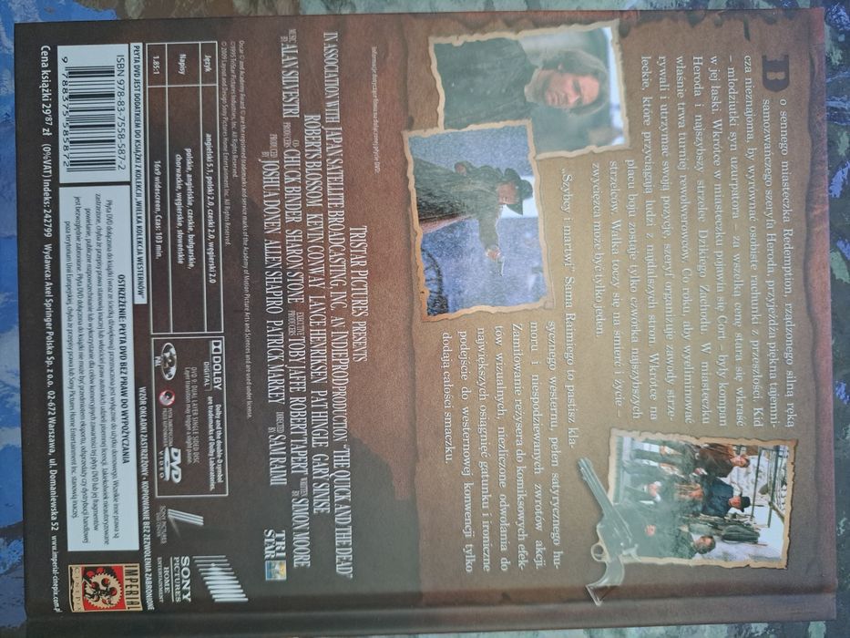 Wielka kolekcja westernów tom 12 Szybcy i martwi DVD