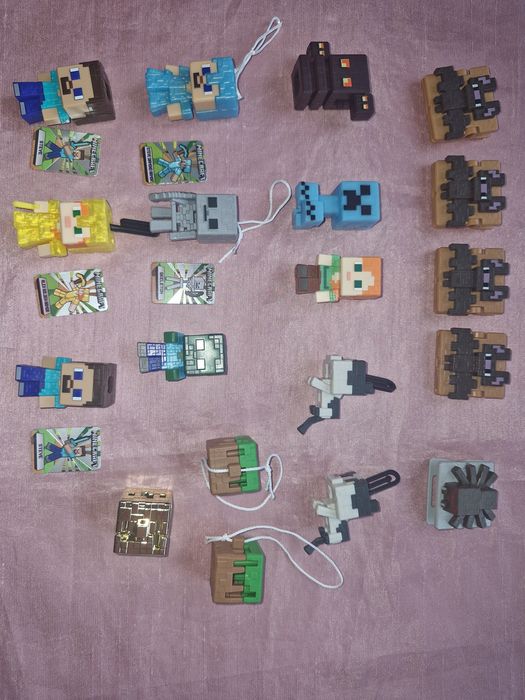 Figurki Kinder Joy Minecraft