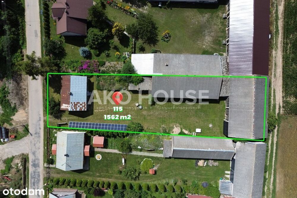 DZIAŁKA z zabudowaniami | 1562 m² | Truskolasy - Widok 2