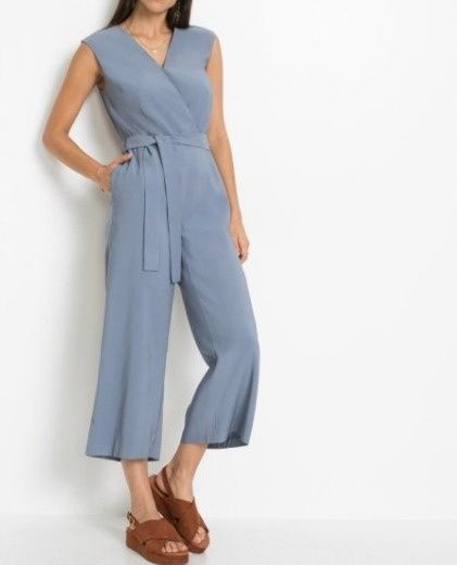 B.P.C Kombinezon niebieski indygo elegancki r.38