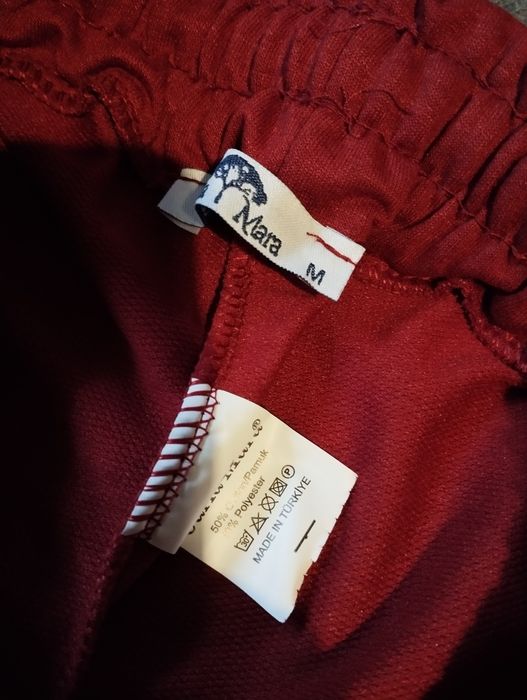 Spodnie dresowe damskie M nowe burgund bordo