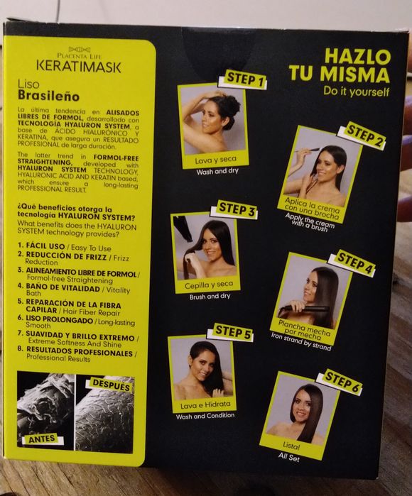 Kit de Alisamento em Casa