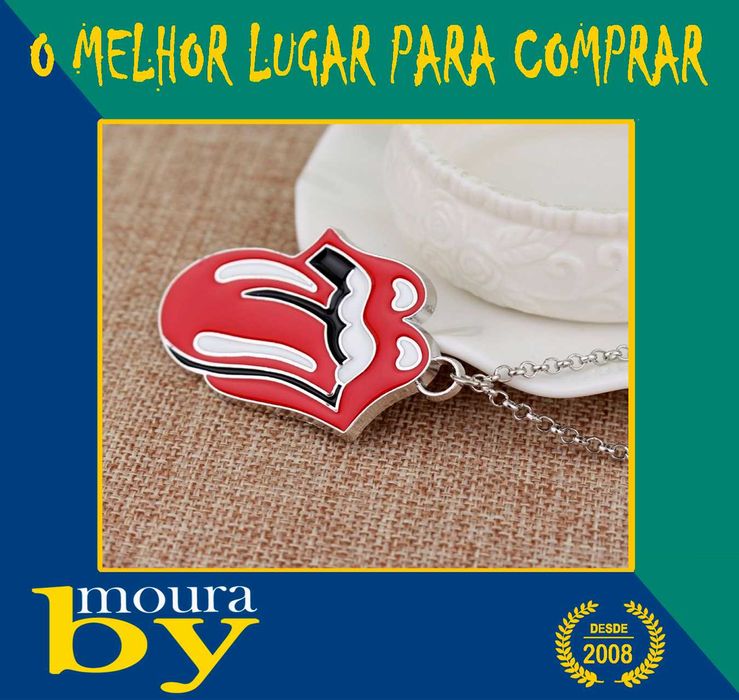 fio com o emblema de Rolling Stone