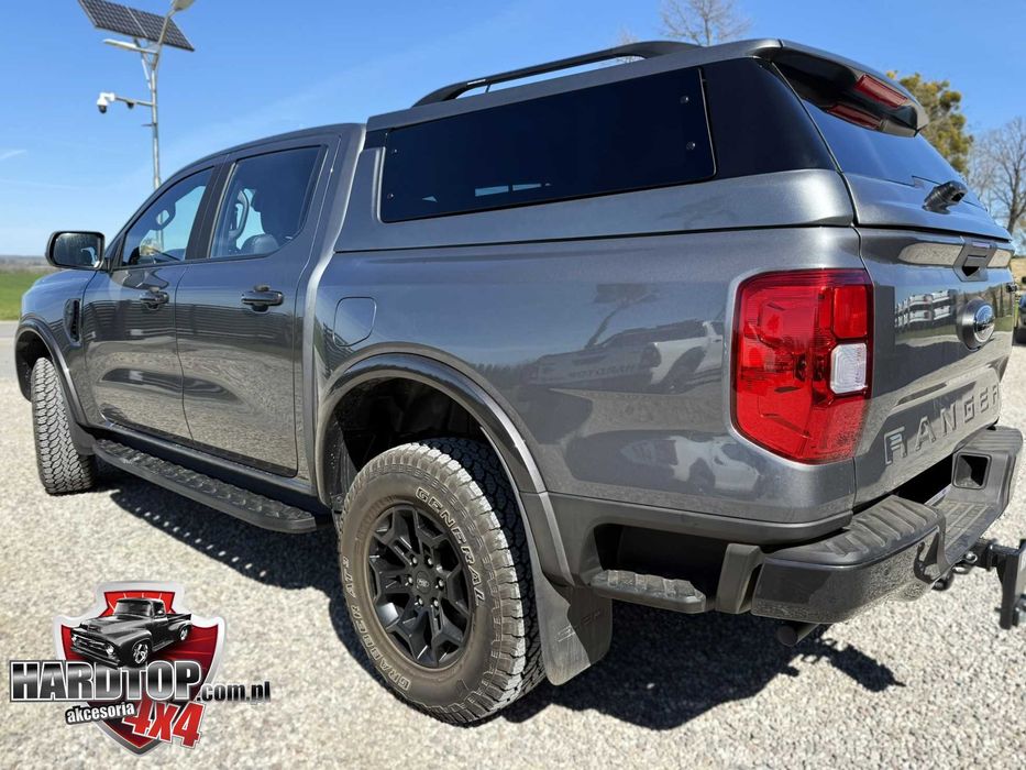 Zabudowa paki Hardtop Ford Ranger 2023+ Szyby uchylne