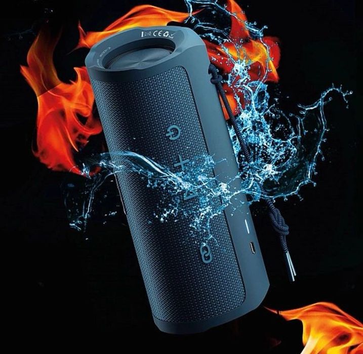 Głośnik bezprzewodowy 3mk Fuego black z funkcja powerbank