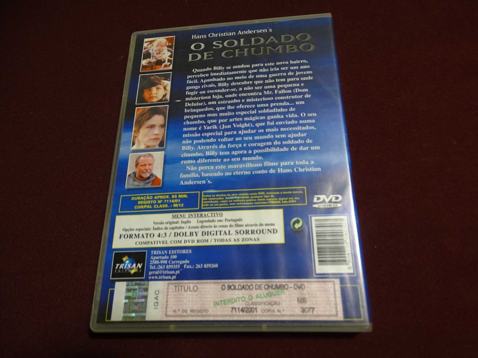 DVD-O Soldado de Chumbo-Hans Christian Handersen`s