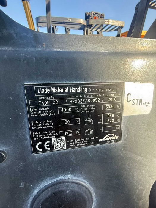 części wózek widłowy elektryczny LINDE E40 E50 388 seria rozdzielacz