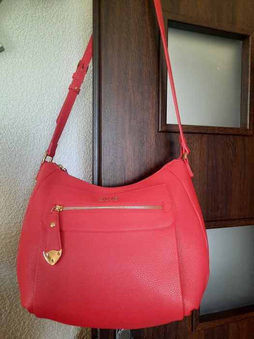 Torebka  Liu Jo oryginalna czerwona  skóra  ekologiczna