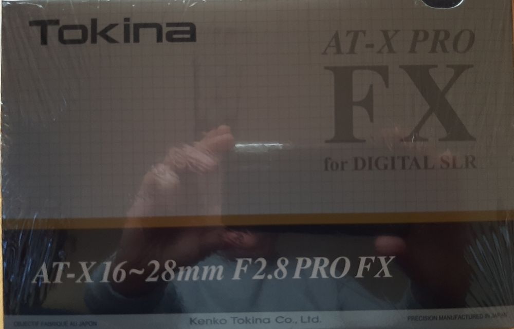 Objectiva Tokina AT-X 16-28 mm, PRO FX, Nova, para Nikon DSLR
