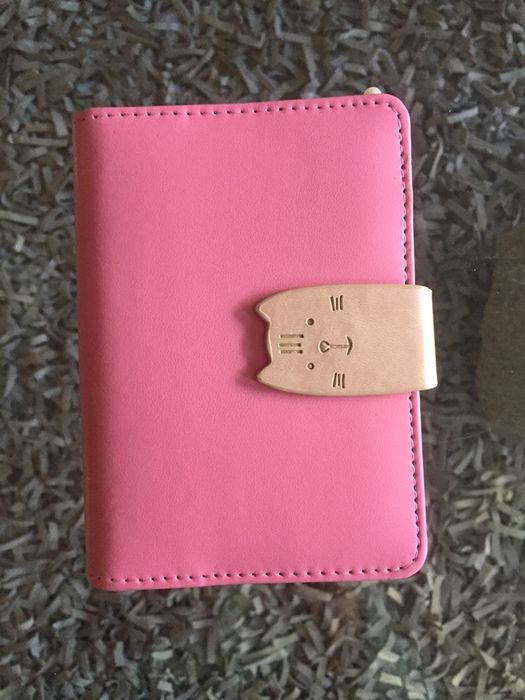 Mini organizer de bolso, rosa ou verde, novos