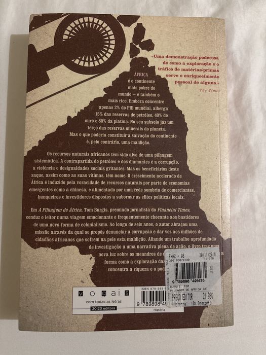 Livro A Pilhagem de Africa