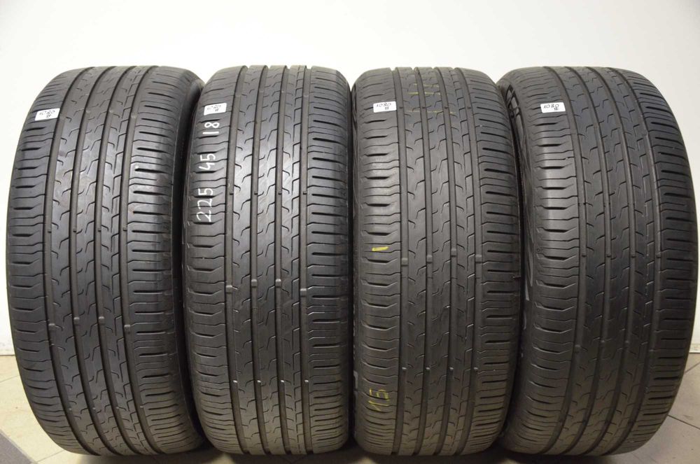ROK 2024, 225/45 R18 Continental EcoContact 6 Letnie Komplet nr1080#