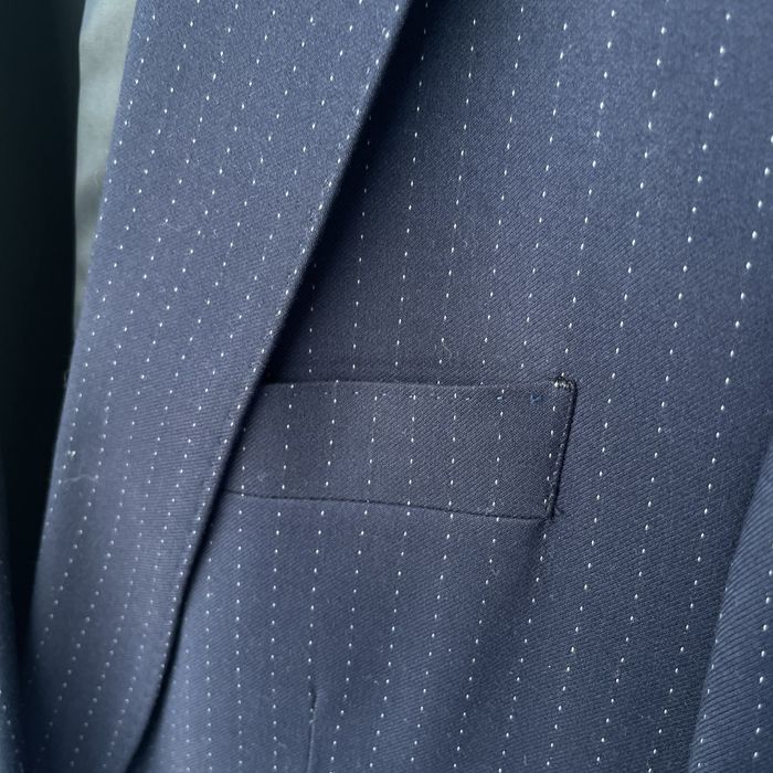 Fato Slim Fit 50 Azul Moderno