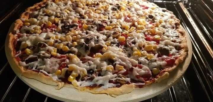 Пекарский камень для пиццы (выпекания) Luxor Hausgeräte. Новый.