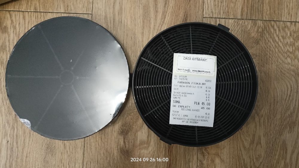 Filtry węglowe do okapu BFFW08