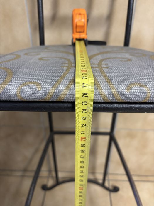 Krzesło wykonane przez kowala