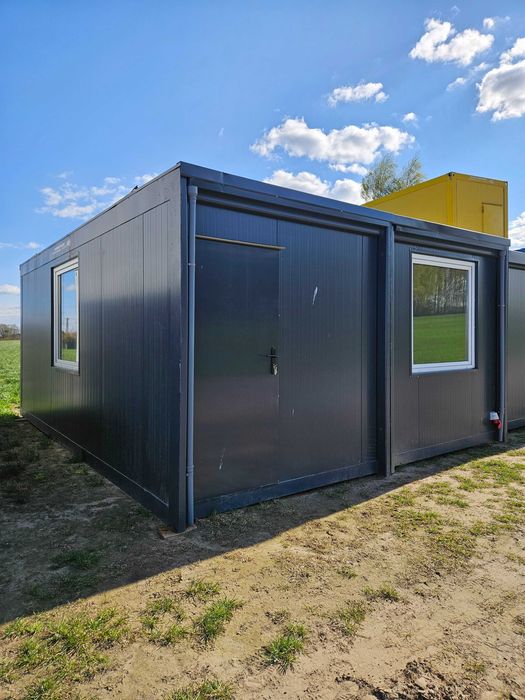 Wynajmę - Kontener socjalny biurowy - Zestaw z 2szt. 30 m2 (wym.605x480cm.) Biurowy - Usługowy