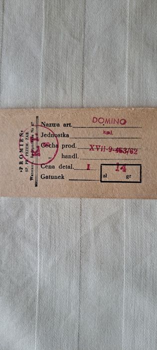 Pamiątki PRL- domino