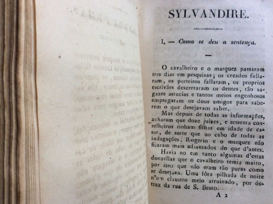 Sylvandire. Romance histórico de Alexandre Dumas, 1848. 1.ª edição portuguesa. Rara edição