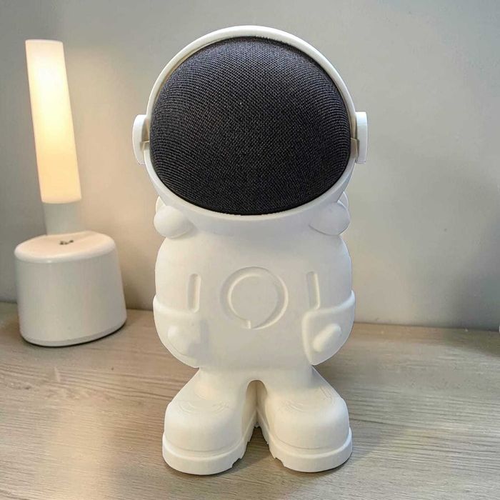Suporte Astronauta para Amazon Echo Dot (Alexa) – Design 3D