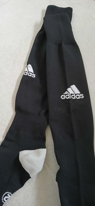 Sportowe podkolanówki skarpety Adidas czarne 40-41 nowe