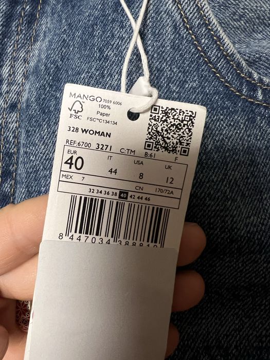 джинси Mango (розмір 40)