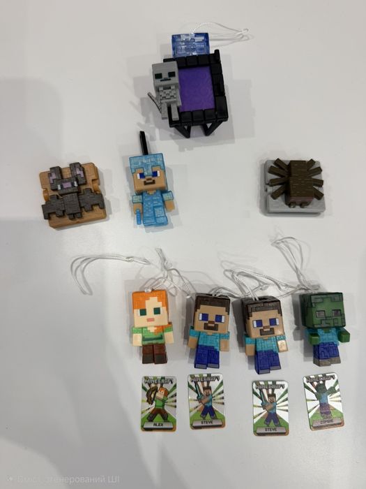 Фігурки майнкрафт герої майнкрафт Minecraft