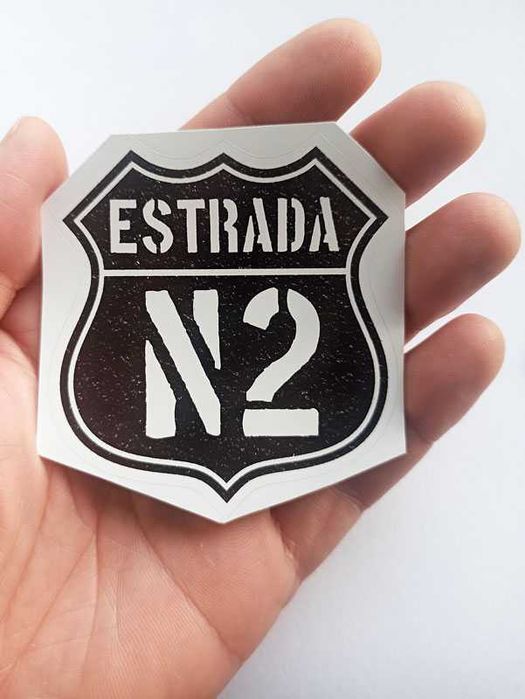 Autocolante Vinil Estrada Nacional N2 Yamaha Vespa Kawasaki Honda