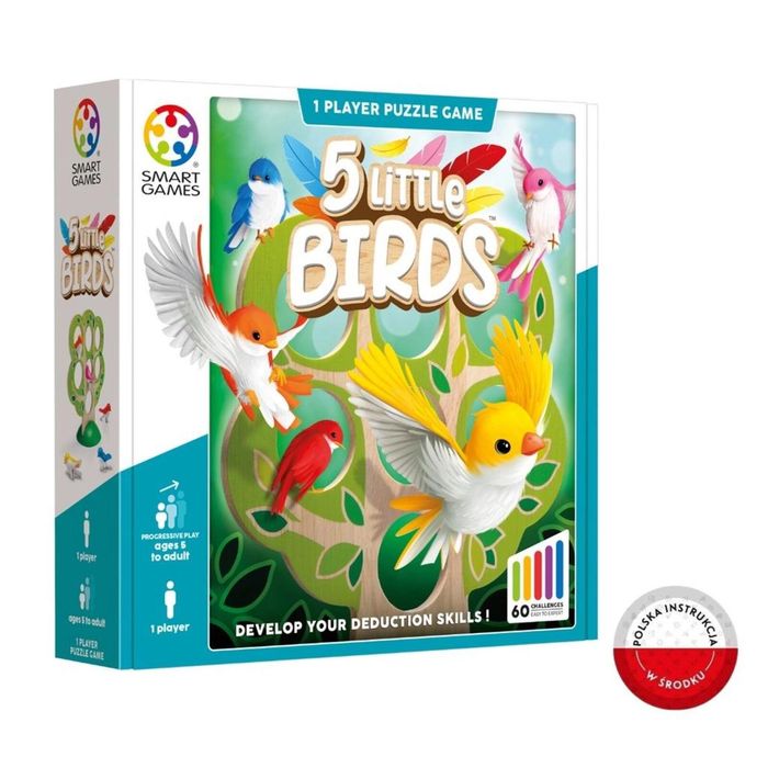 Smart Games 5 Little Birds (ENG) IUVI Games IUVI Games pudełko,