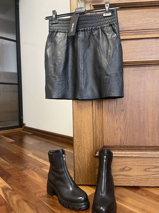 Шкіряна спідниця ochnik