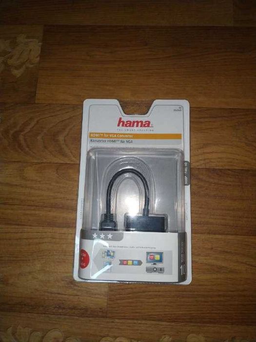 Конвертер с HDMI на VGA + audio (преобразователь) с аудио выходом