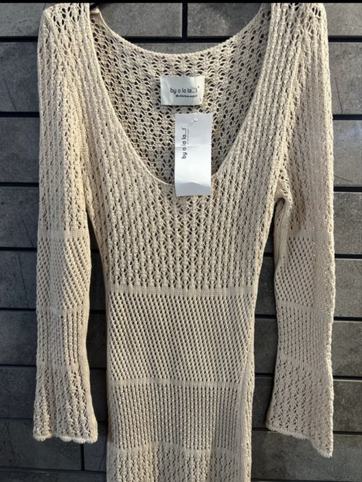 Sukienka boho ażurowa szydełkowa By O La La