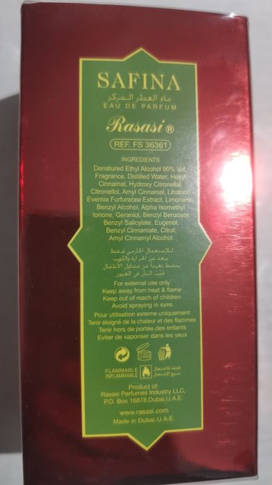 Arabski damski perfum Rasasi Safina
