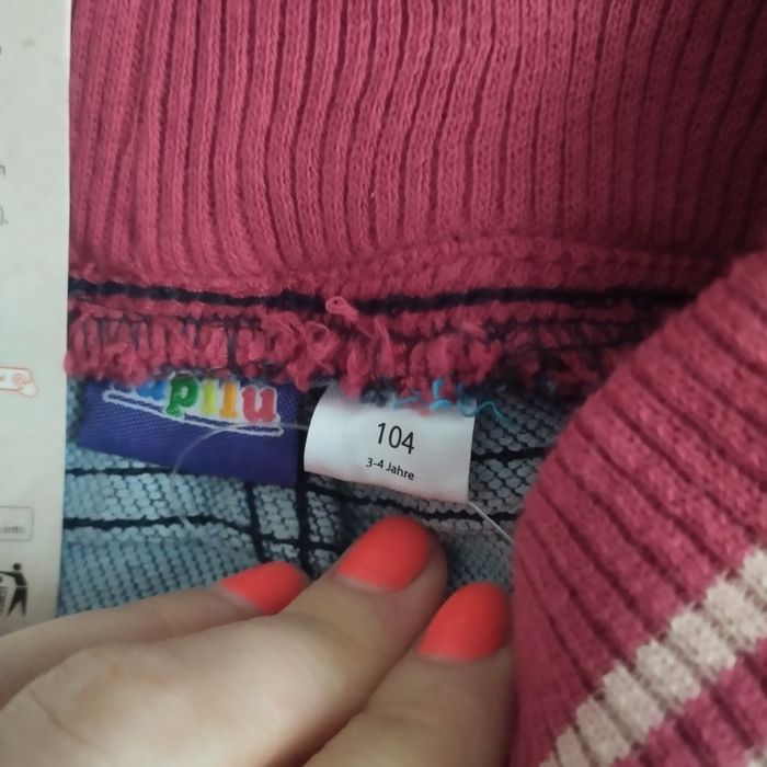 Jeansy/ jegginsy spodnie na gumie dla dziewczynki rozm 104 lupilu