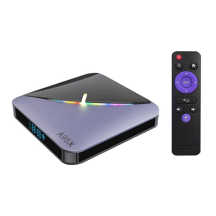 New TV Box with New Android 11/4 GB/32 GB, Featuring RGB Light64286462308227124