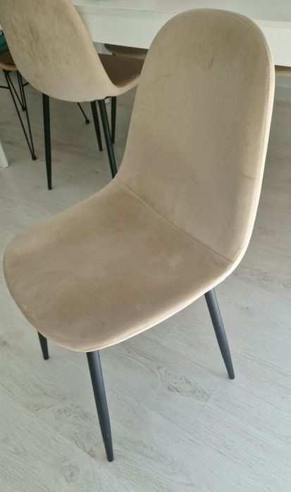 Conjunto 4 cadeiras veludo