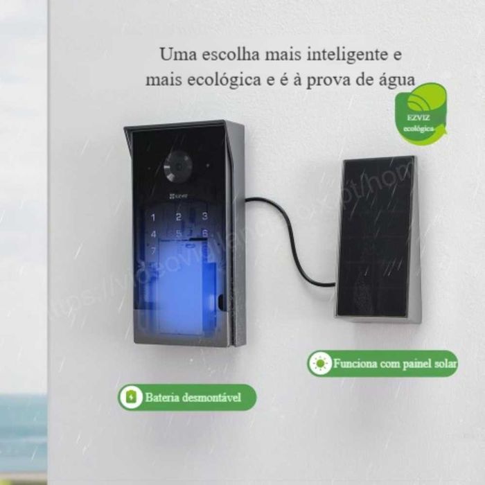 Vídeo porteiro‼️S/ fios‼️WiFi‼️Vídeo chamada e controlo pelo telemóvel
