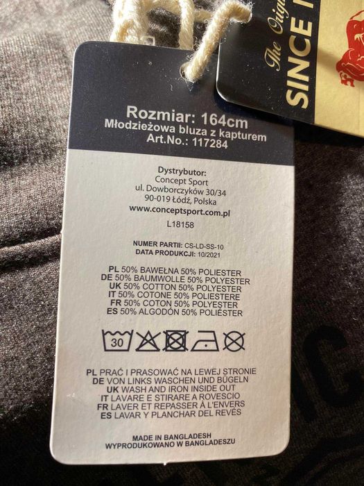 Bluza dziecięca Lonsdale 164cm, NOWA, wysyłka dzisiaj