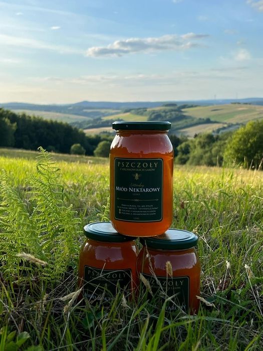 Miód nektarowy-leśny                         3 x słoik 1250g/900ml