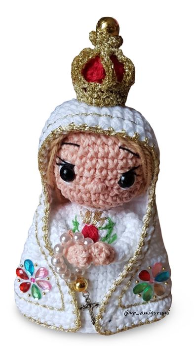 Amigurimi Nossa Senhora de Fátima