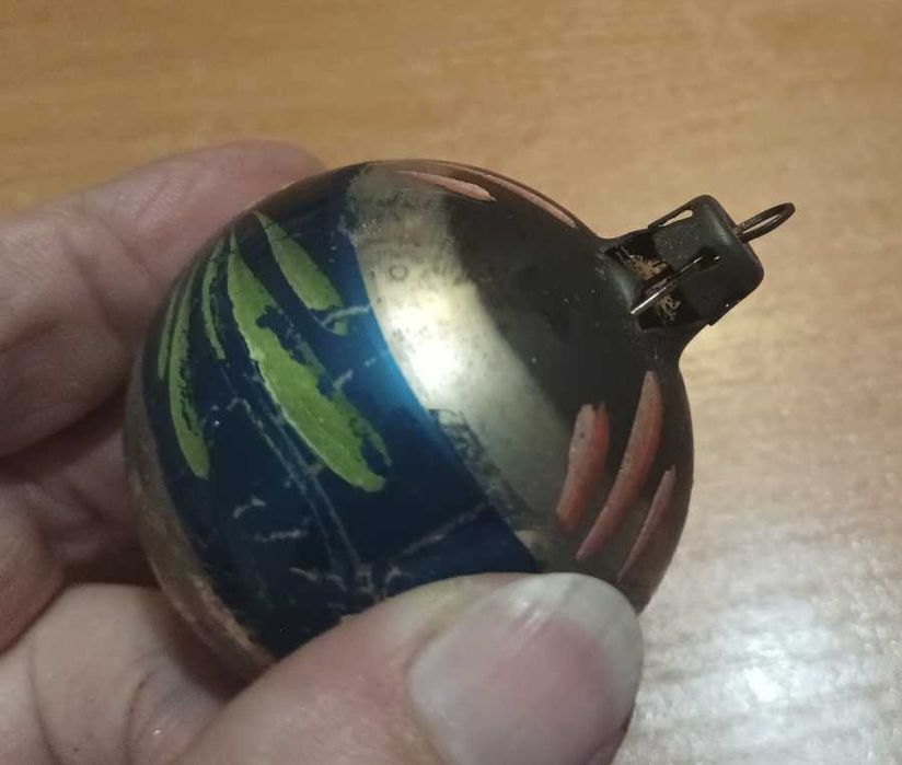 Stare bombki szklane Vintage PRL 12 sztuk