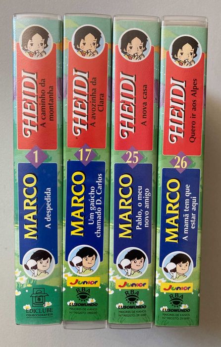 [VHS] Heidi e Marco (números e títulos na descrição)