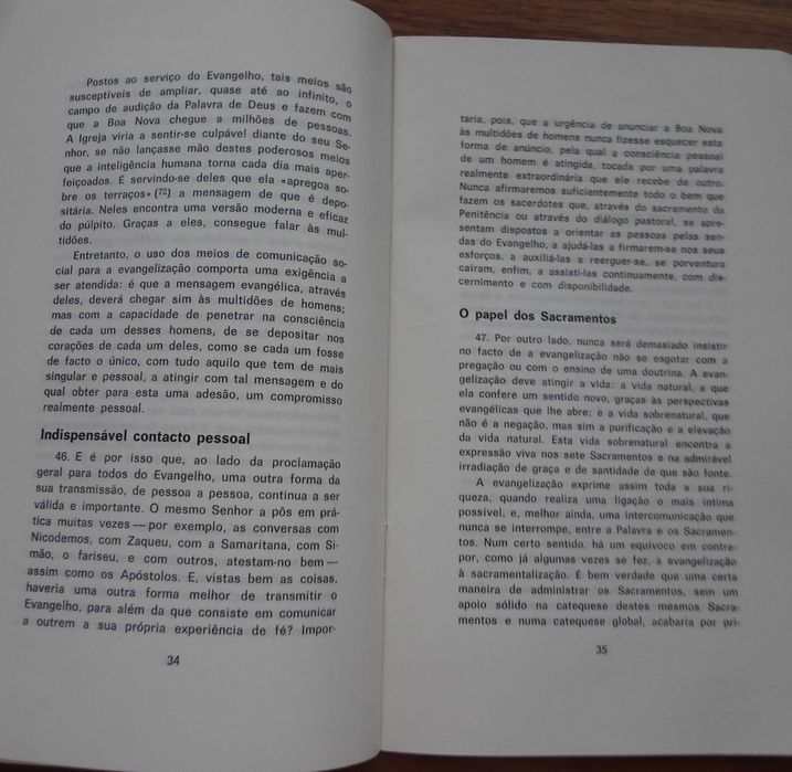 A Evangelização no Mundo Contemporâneo