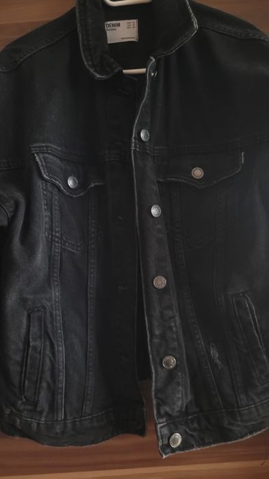 Kurtka jeansowa bershka