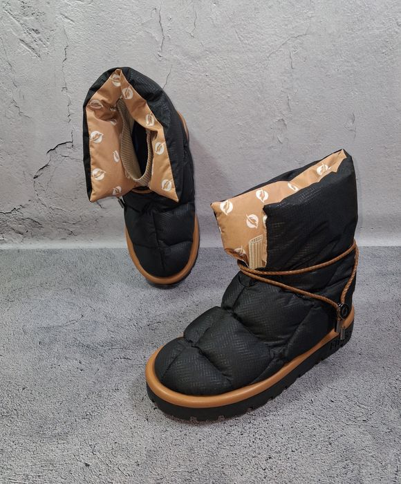 Ботинки Flufie Classic дутики женские с пуховым утеплителем кроссовки