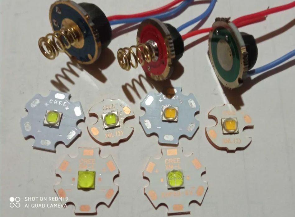 Драйвер 3-12V и светодиод XM-L2 и  XHP50.2