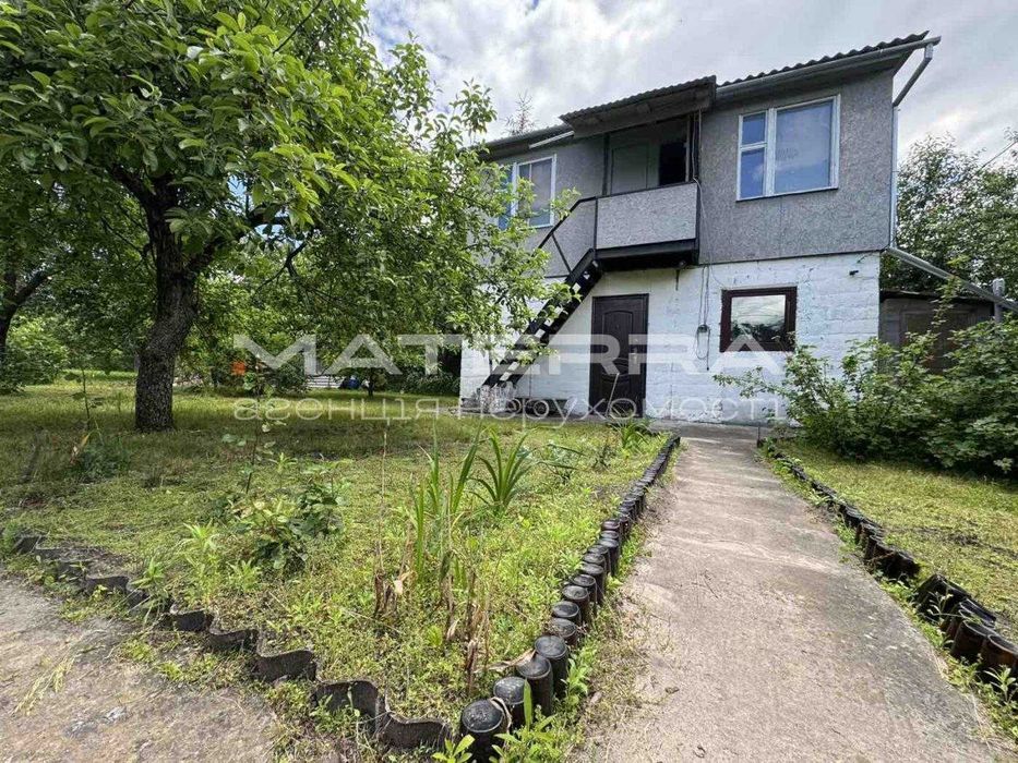 Цегляна дача 50м² біля ЛІСУ! Глеваха-3, ділянка 5 сот, сад, груба