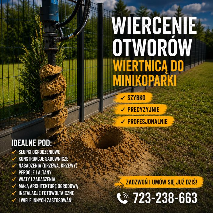Koparka łańcuchowa wynajem & usługi, przyłącza