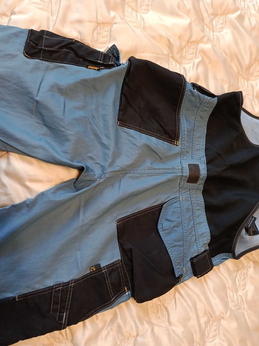 Spodnie robocze ogrodniczki Snickers Dura Twill 3312 r. 52 bdb