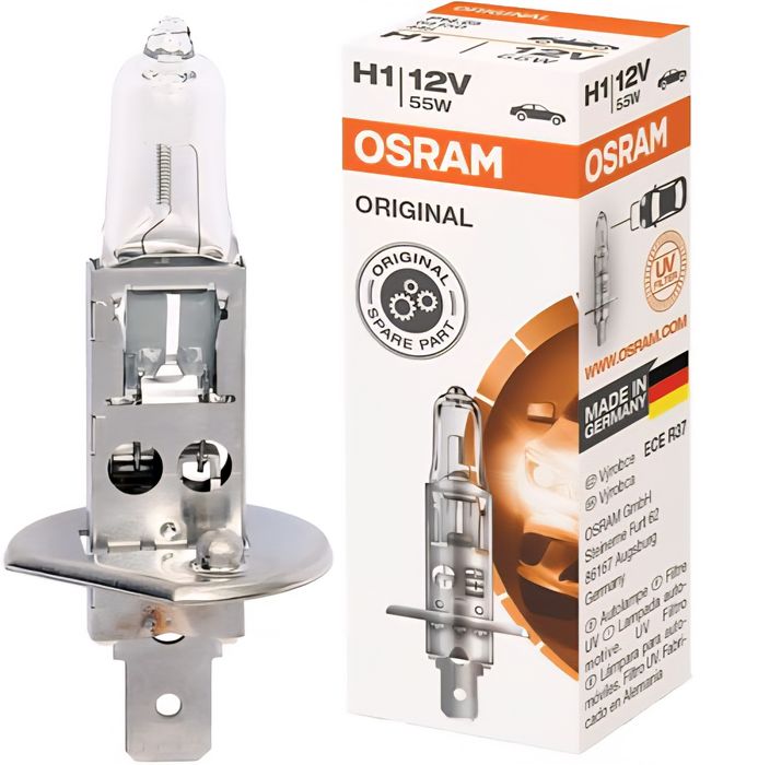 Галогенна автолампа Osram H1 Original 64150 12 V 55W